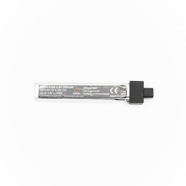 1S 300mAh HV EM2.0 LiPo Battery