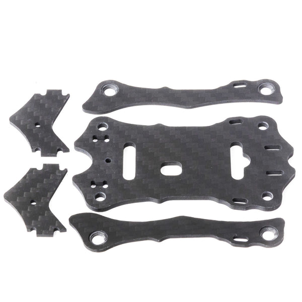 Hawk 5 Spare Parts A (Top Carbon Plate x1, Support Rail x2, Camera Plate x2)
